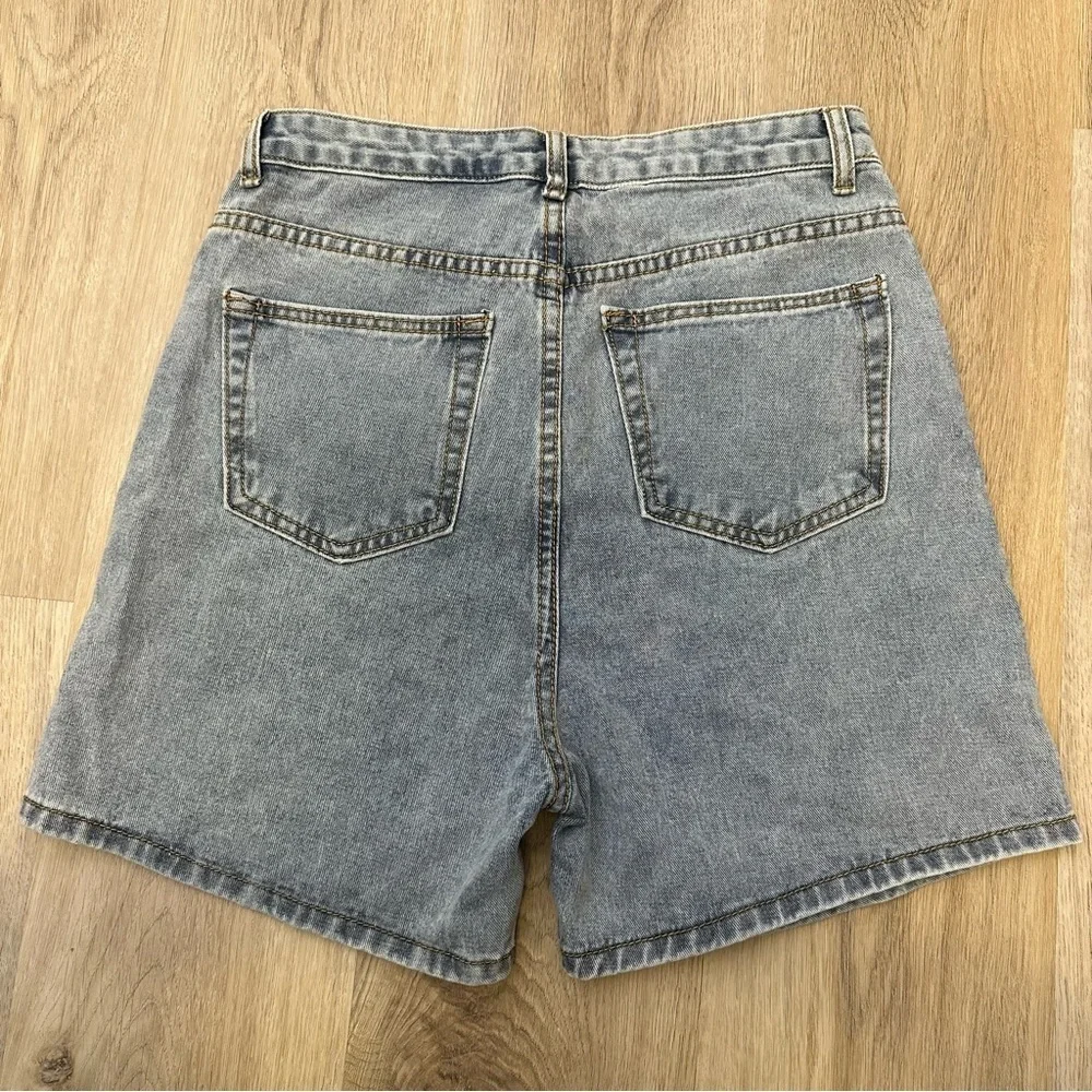 SHEIN Blue Jean Shorts High-Waisted Classic